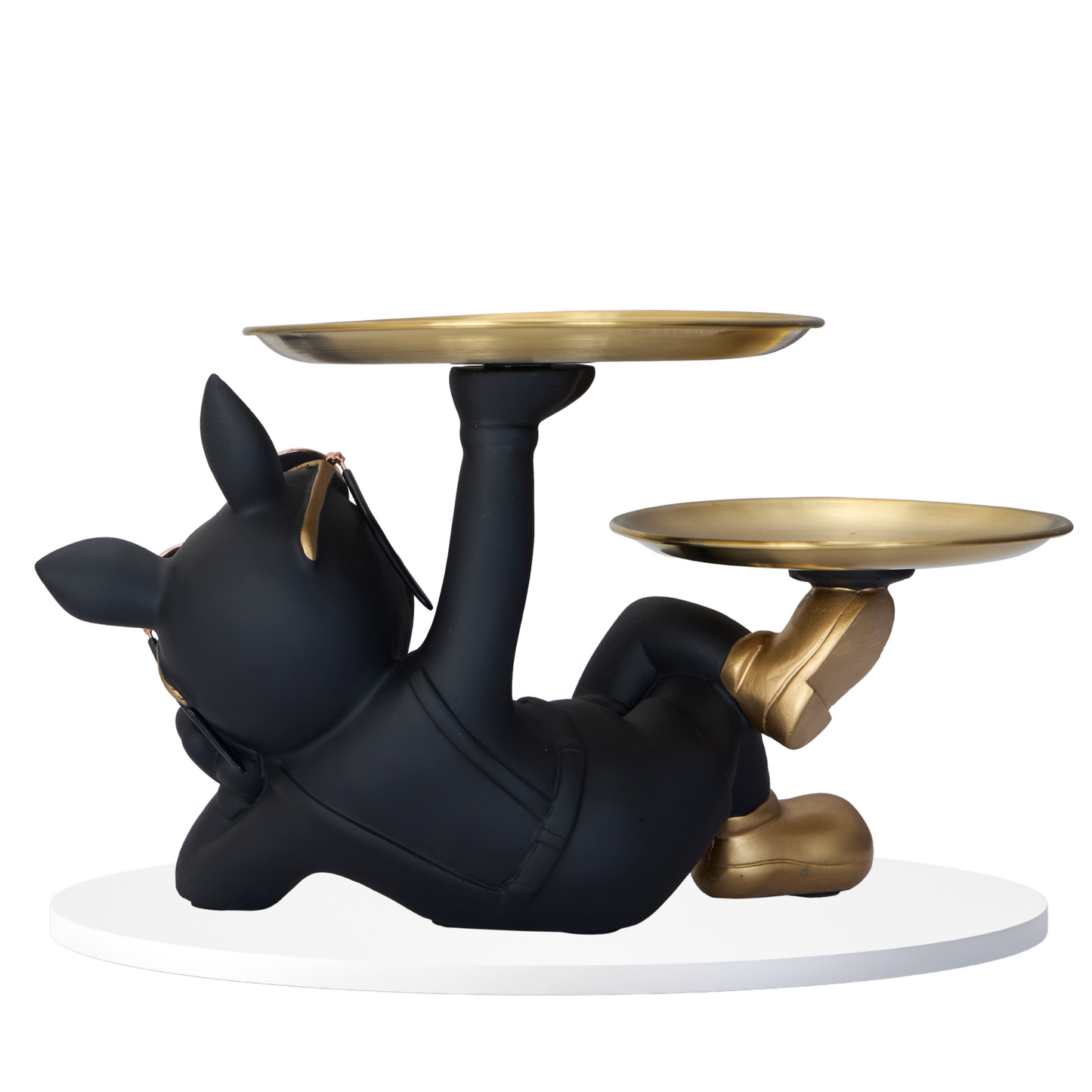 Black Funky Dog Showpiece
