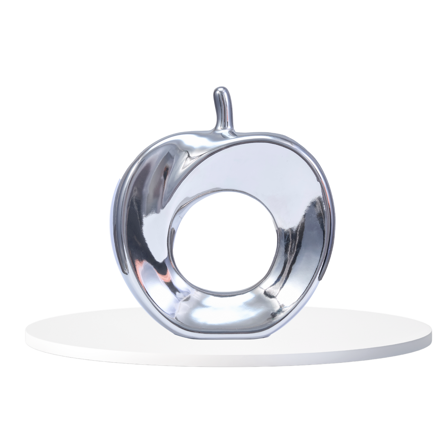 Gold & Silver Apple Figurines