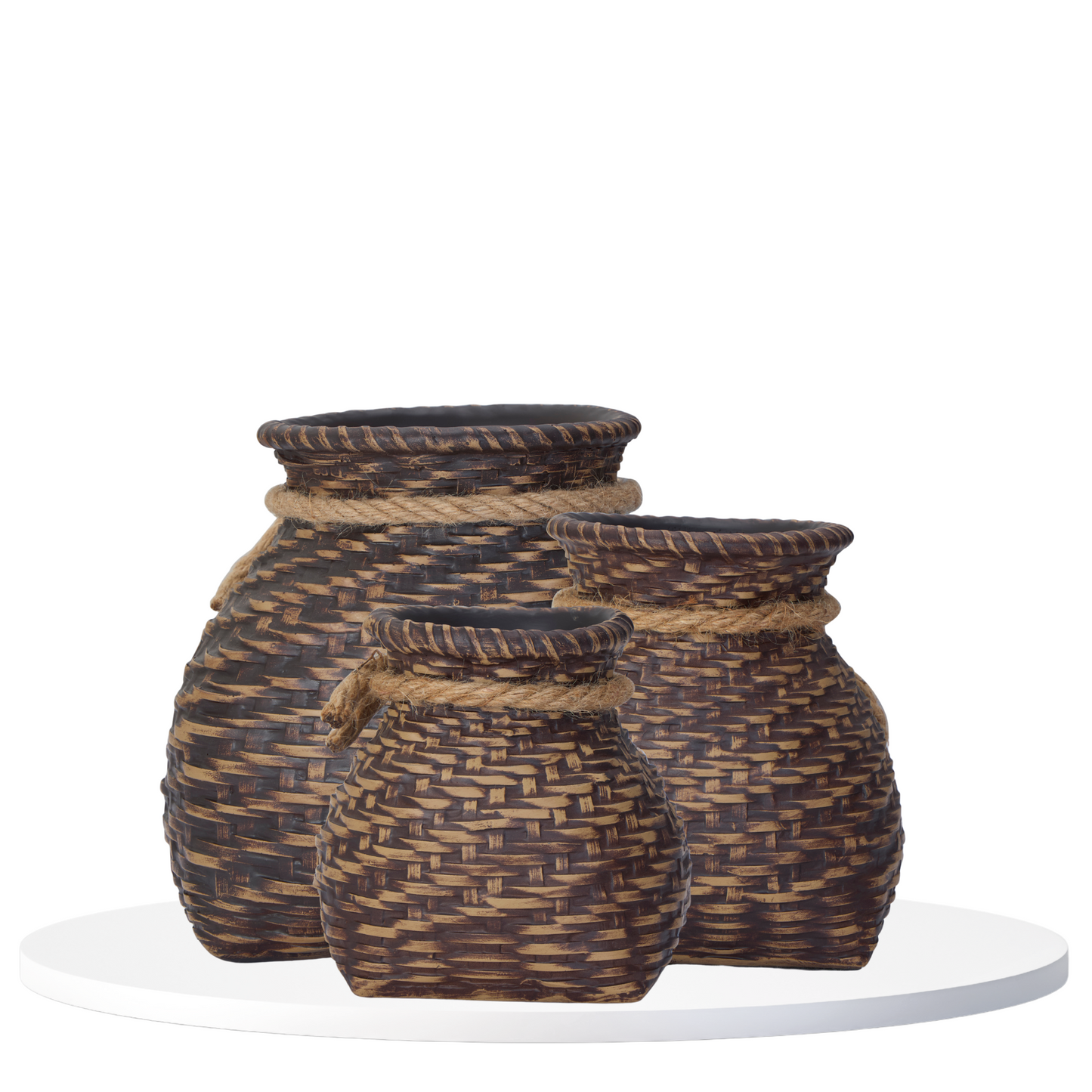Woven Basket Vase set