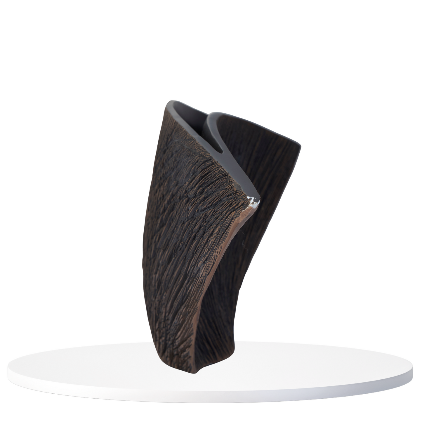 Black Fan Vase