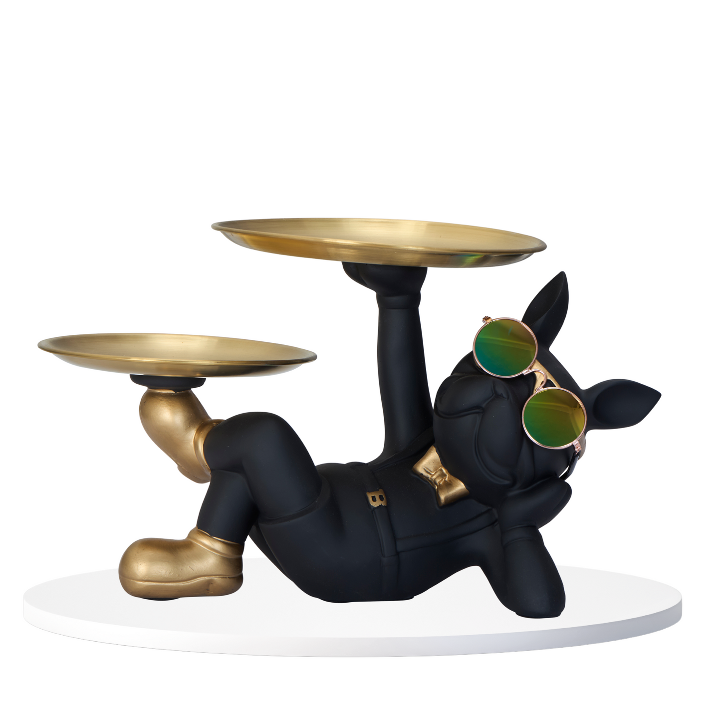 Black Funky Dog Showpiece