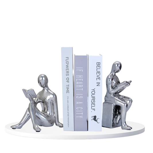 Chrome Readers Bookend