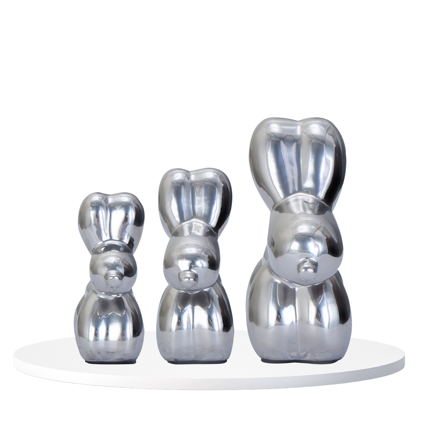 Silver Balloon Dog