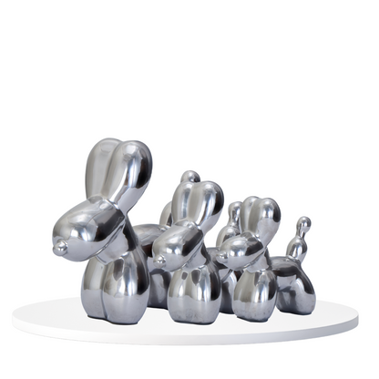 Silver Balloon Dog