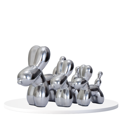 Silver Balloon Dog