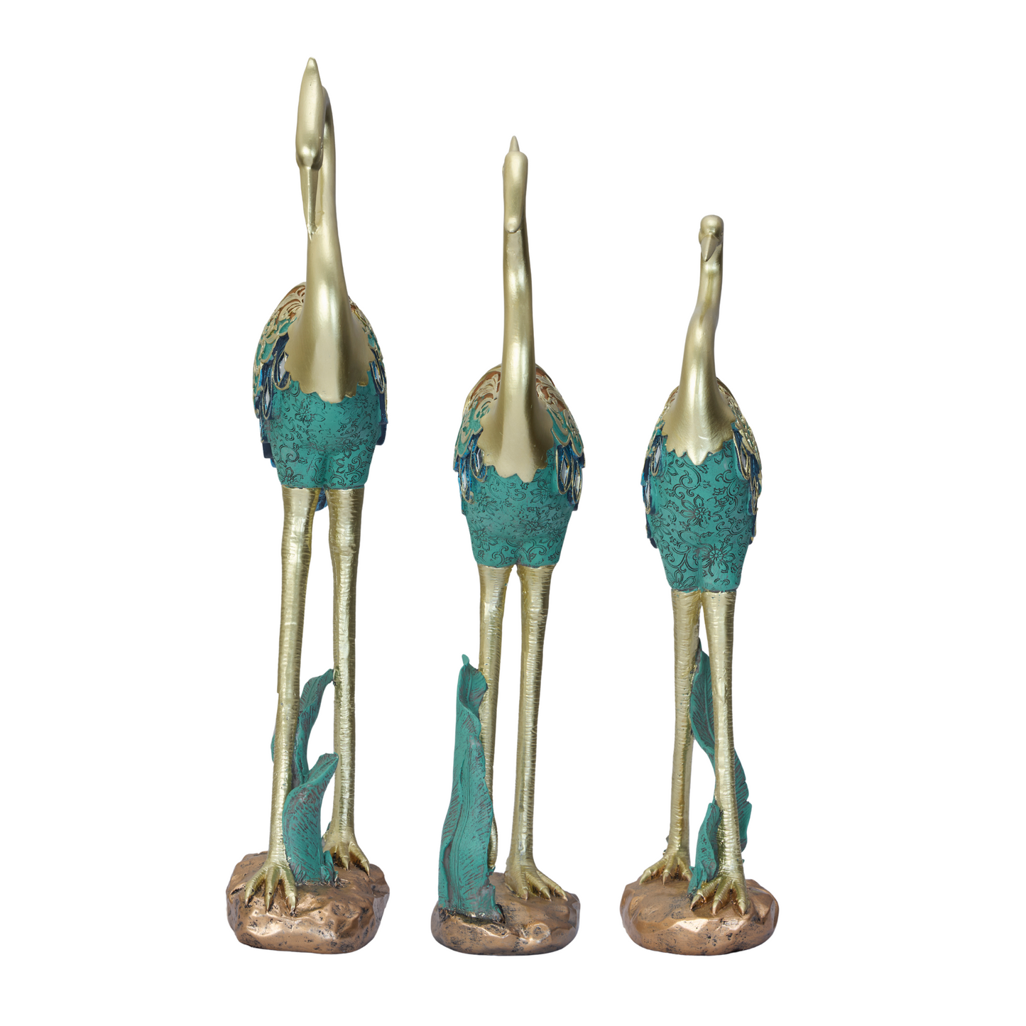 Green Imperial Cranes