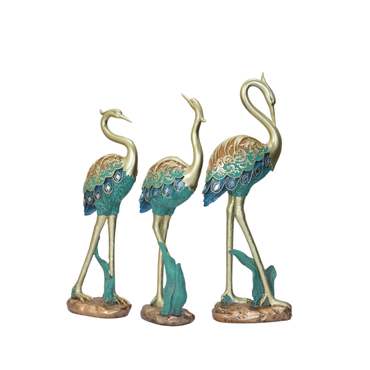 Green Imperial Cranes