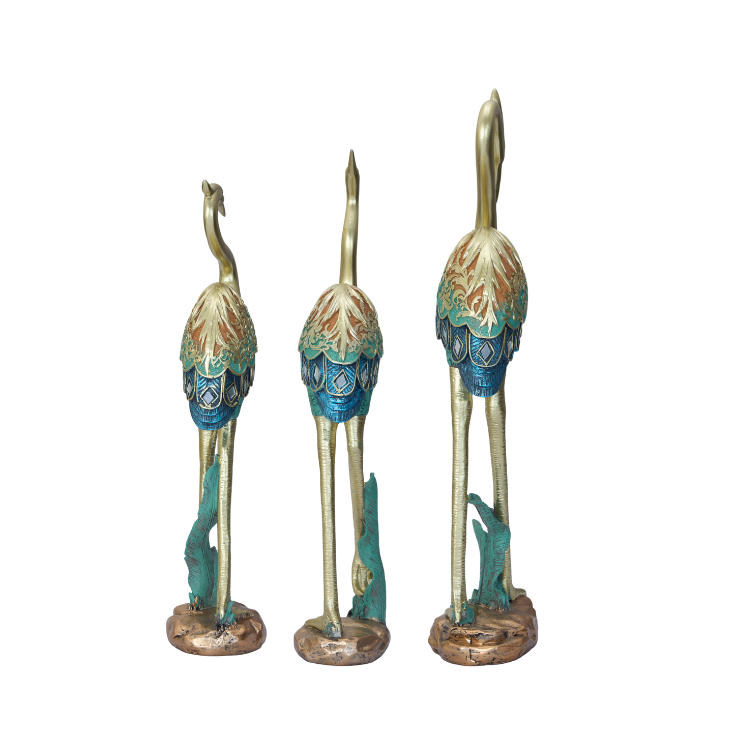 Green Imperial Cranes