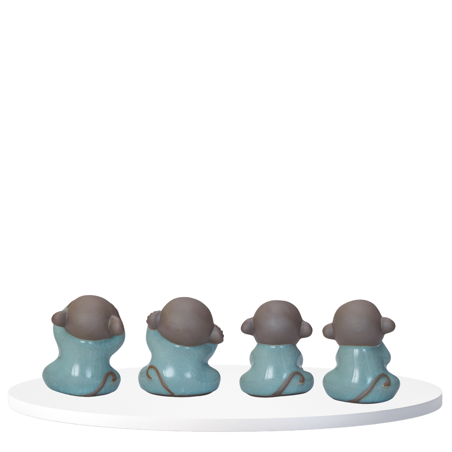 Hear-No-Evil, See-No-Evil, Speak-No-Evil Monkey Figurine