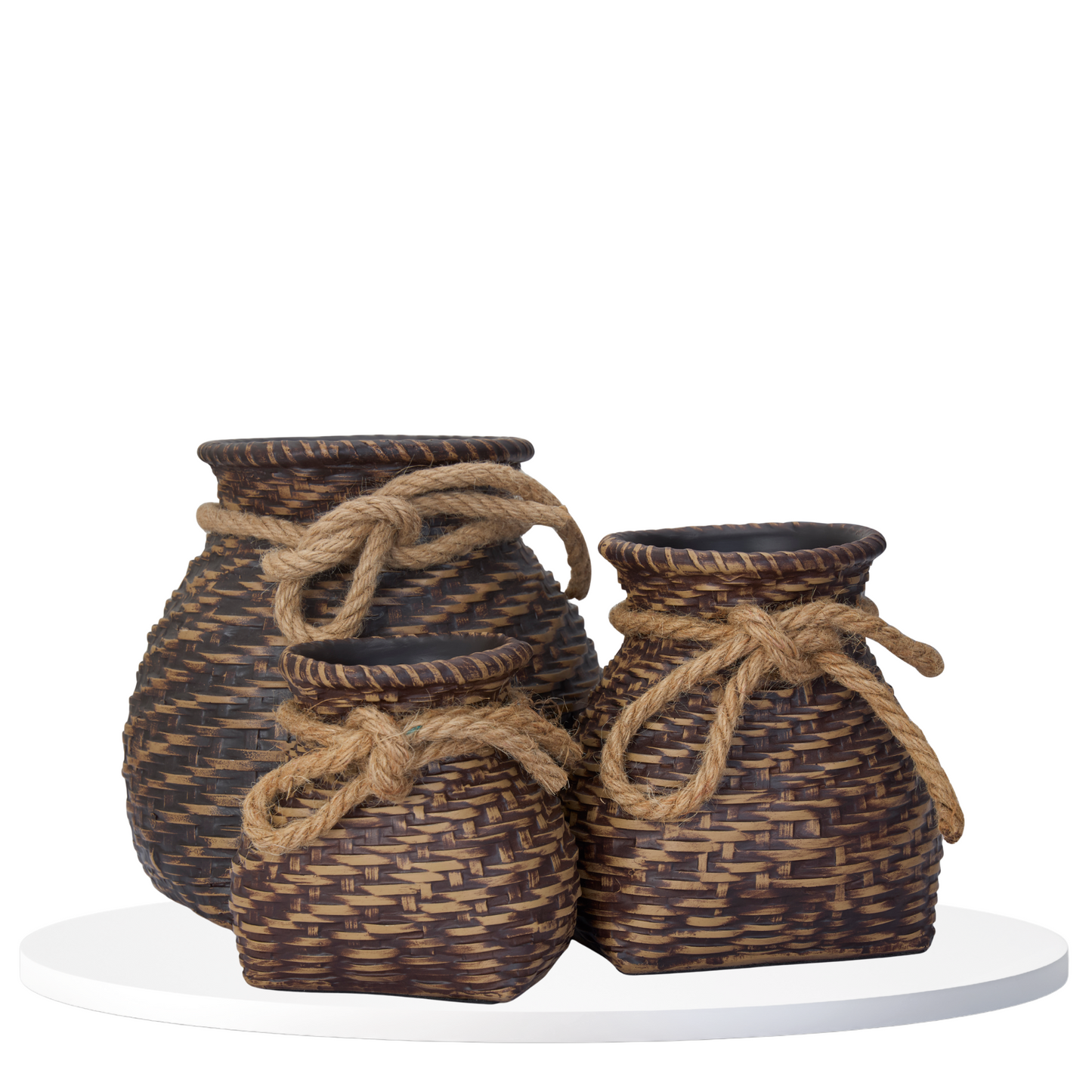 Woven Basket Vase set