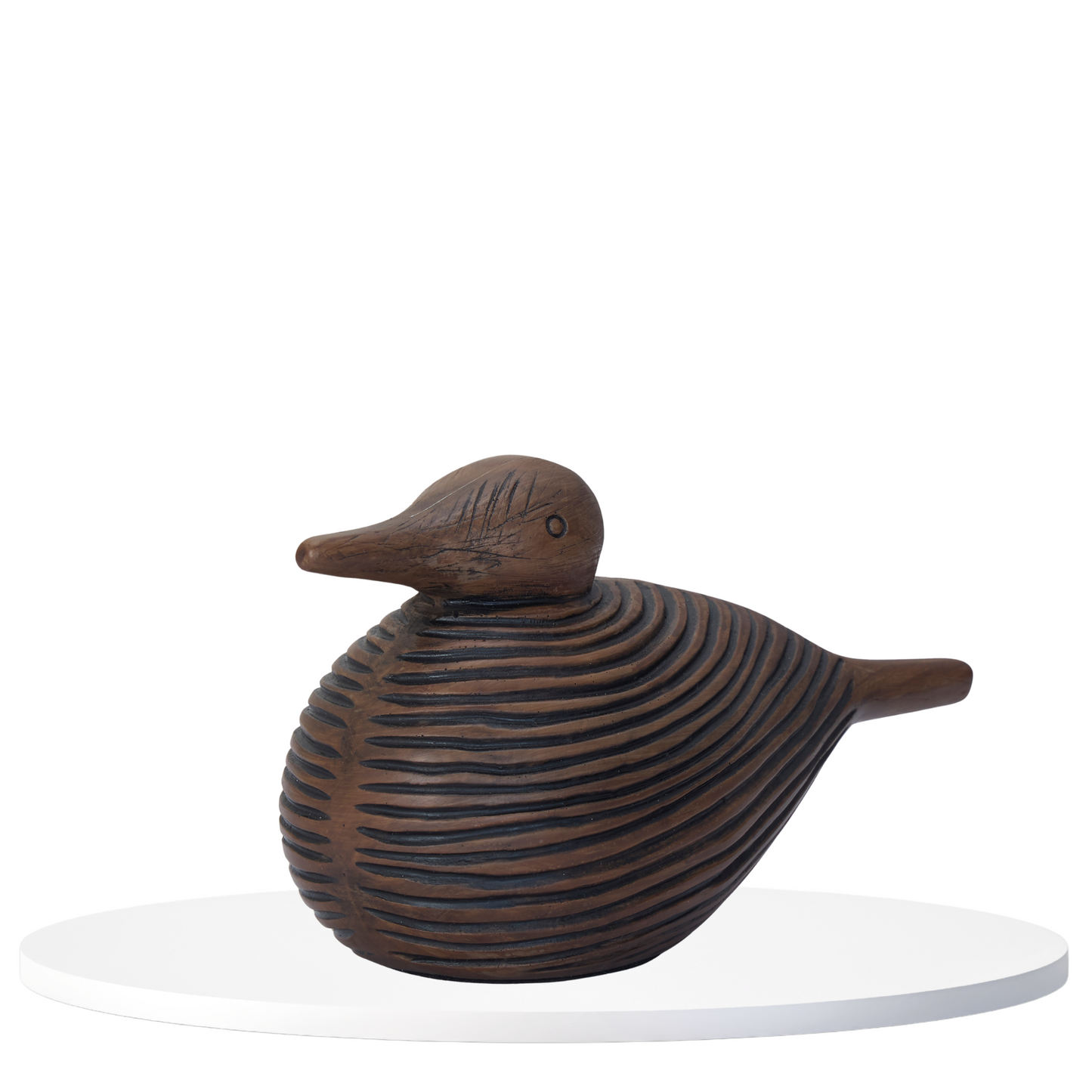 Abstract Wooden Bird Sculpture
