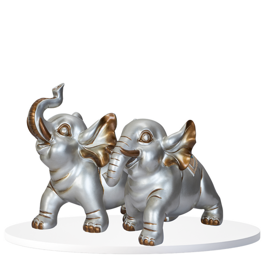 Elephant Figurine Set of 2
