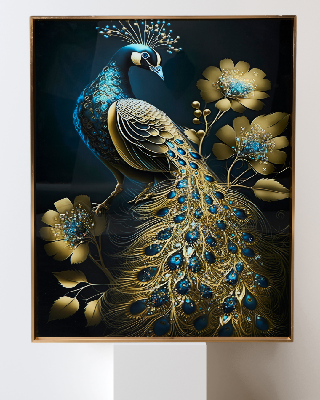 Golden Plumage Peacock
