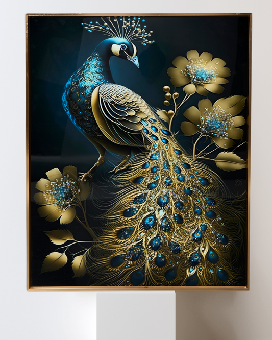 Golden Plumage Peacock