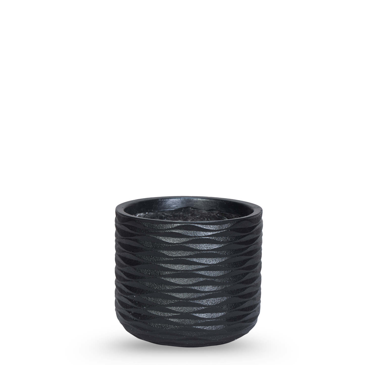 Obsidian Ripple Planter
