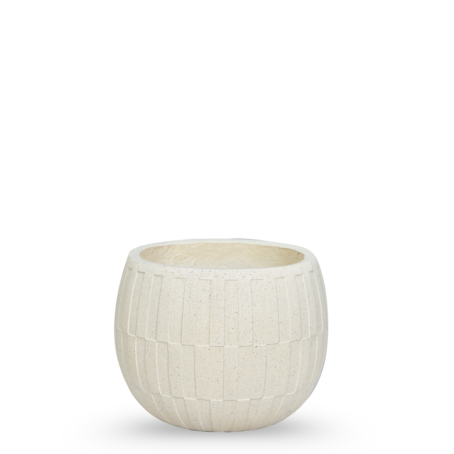 Ivory Pebble Planter Set
