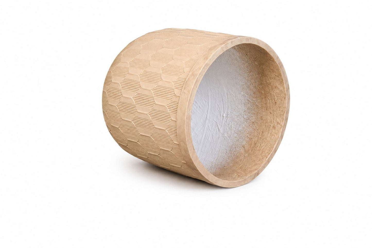 Hexa Beige  Planter Set