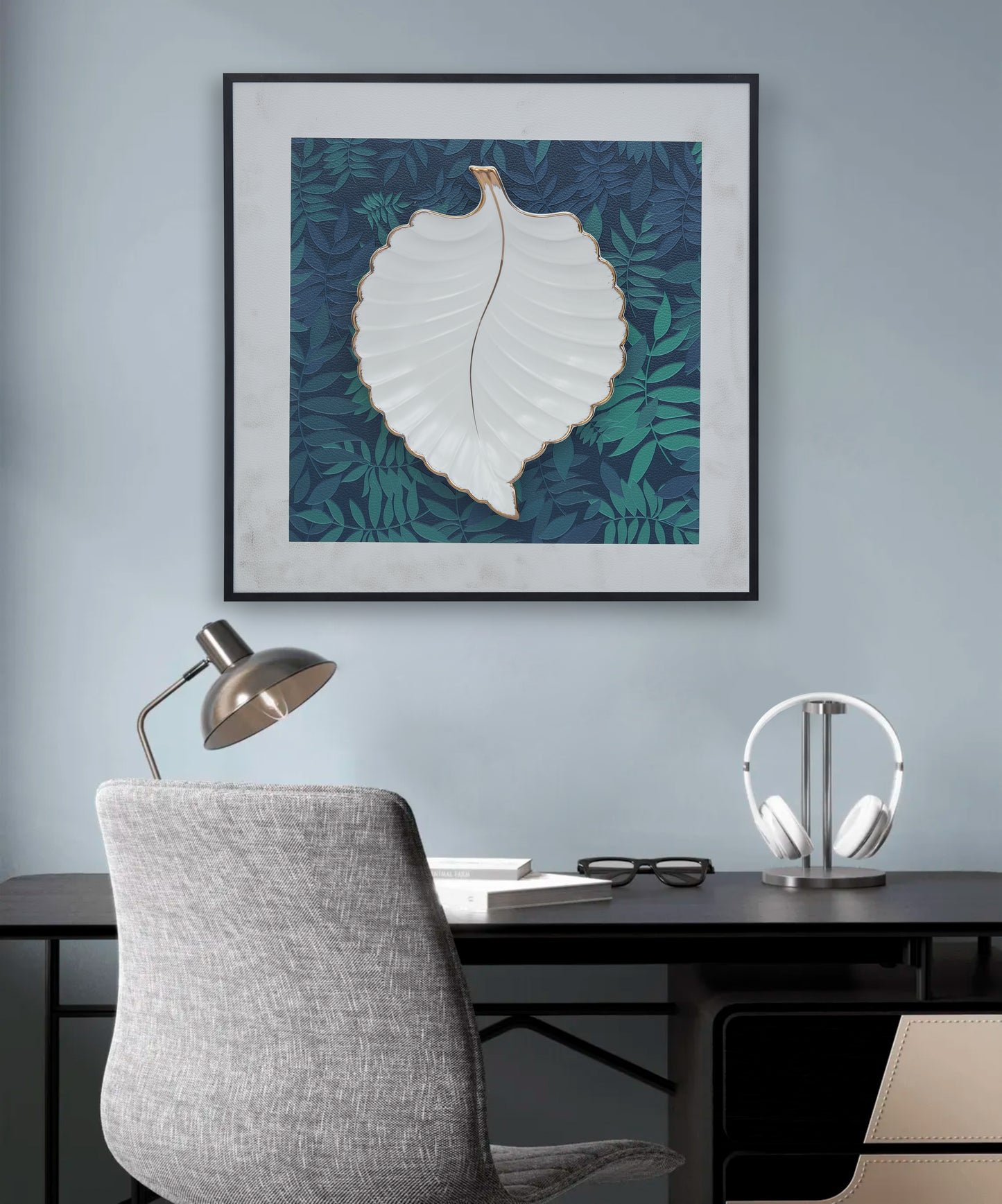 Modecor White Vein Premium Wall Art